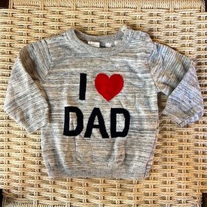 “I love Dad” sweater